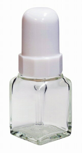 新潟精機 BeHAUS スポイト瓶ガラス角型 白 20ml SB-20 Spool bottle glass angle type