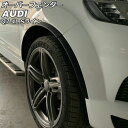 オーバーフェンダー アウディ Q7 4LBARS/4LBHKS/4LCJTS Sライン車用 2006年10月〜2016年02月 マットブラック ポリウレタン樹脂...