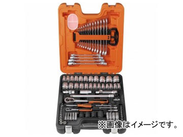 バーコ/BAHCO ソケットレンチ＆スパナセット（94点） S87+7（1/4”,1/2”） Socket wrench spanner set points