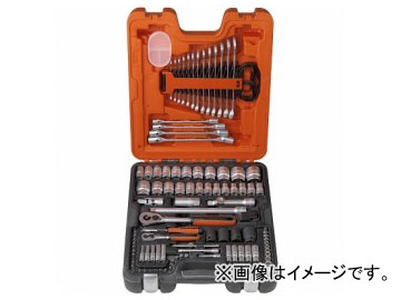 バーコ/BAHCO ソケットレンチ＆スパナセット（106点） S106（1/4”,1/2”） Socket wrench spanner set points