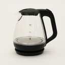 HIRO ガラスケトル ブラック 1.2L HKG-012-BK glass kettle