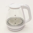 HIRO ガラスケトル ホワイト 1.2L HKG-012-WH glass kettle