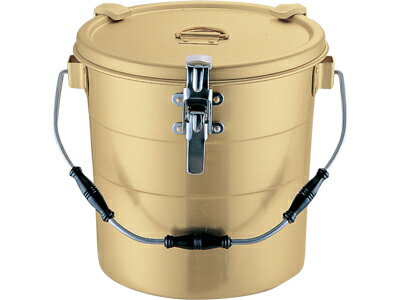 エムテートリマツ アルマイトクリップ付二重食缶 8L 238(012319-001) Double serving with anodized aluminum clip