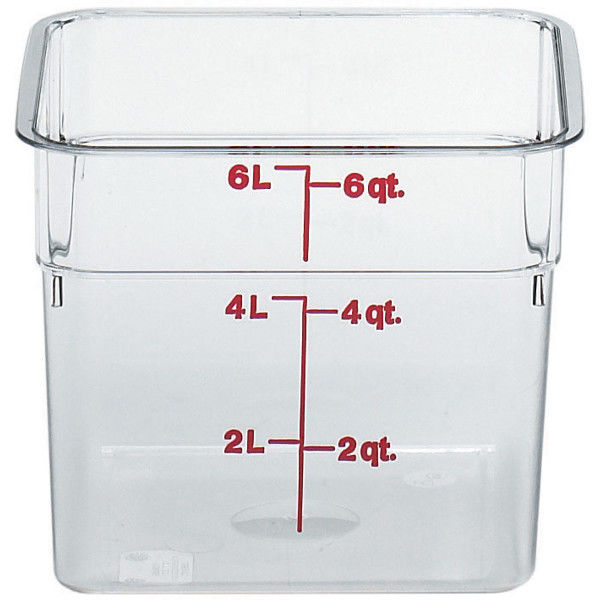 Ge[g}c CAMBROp^t[hRei[JEFA 5.7L 6SFSCW(028595-006) square food container camware