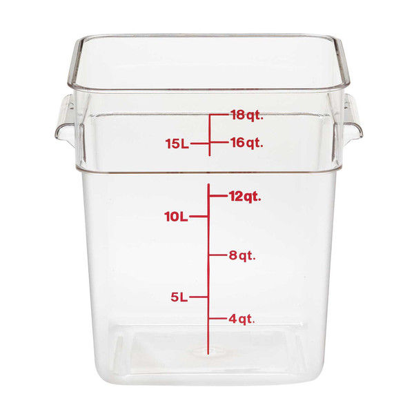 Ge[g}c CAMBROp^t[hRei[JEFA 17.2L 18SFSCW(028595-018) square food container camware