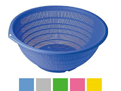 P.P 弁慶ざる ブルー 30cm 3升 (011419-006)