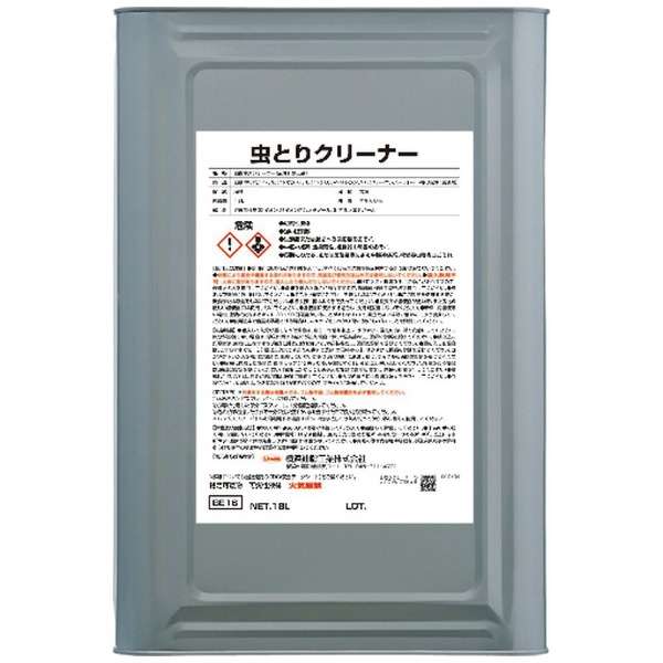 横浜油脂工業(Linda) 自動車用虫汚れ除去剤 虫とりクリーナー 18L BE16(2404) Insect stain remover for automobiles cleaner