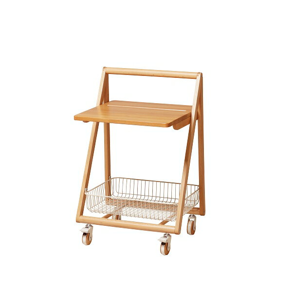 Mash LIV テーブルワゴン ホワイト W460×D400×H700mm LIV-TW1(WH) table wagon
