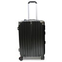 HIRO キャリーケース ブラック Mサイズ 約63L PC＋ABS樹脂製 TSAロック搭載 旅行やビジネスに HTK-2849 carry case