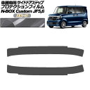 プロテクションフィルム サイドドアステップ ホンダ N-BOXカスタム JF5,JF6 2023年10月~ スモーク 入数:1セット(2枚) AP-PF0119-SM01 Protection film side door step(2)