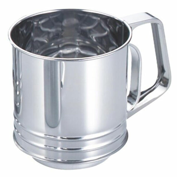 タイガークラウン(Tiger Crown) 粉ふるい シルバー 小 ステンレス製 粉ふるいが軽い力ですばやくできる 7203(00120174)