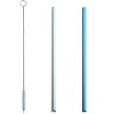 アルミクールストローショート ゴールド 150mm 2P(お掃除ブラシ付) 103792(0007037) aluminum cool straw short