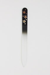 チェコ製ガラス爪ヤスリ 青 2020M-青 Czech glass nail file