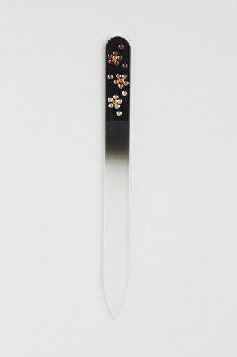 チェコ製ガラス爪ヤスリ 青 2020M-青(0283007) Czech glass nail file チェコ製ガラス爪ヤスリ 青 2020M-青(0283007) Czech glass nail file