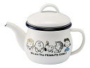 スヌーピー ホーローティーポット SNJ-2306(0773223) enamel teapot(3)