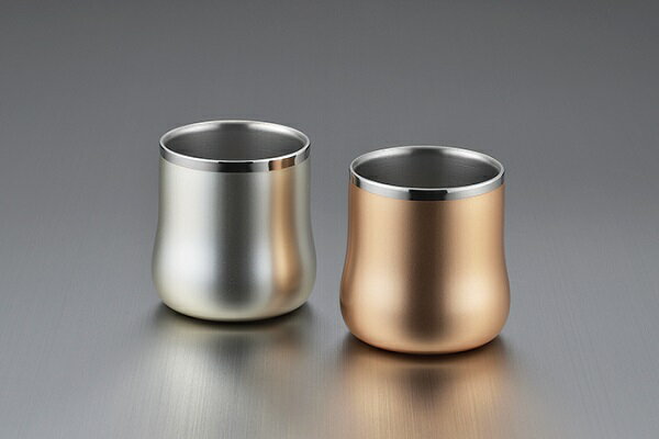 18-8XeXd\ GKX DXt[JbvyA VpS[hEVpVo[ ELG-004P(0140051) stainless steel double structure elegance free cup pair