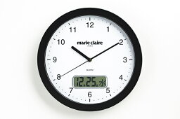 マリ・クレール 壁掛け時計 カレンダー機能付 MC-503 wall clock