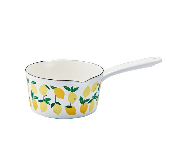 Plune. ホーローミルクパン レモン 15cm YJM-108(0773143) enamel milk bread