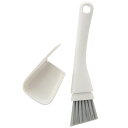 マーナ/MARNA サッシブラシ ホワイト ペン型タイプ ブラシとヘラですみまでお掃除 W629W(05013764) Sashbrush
