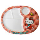 ニューキティ ランチ皿 大 メラミン かわいいお皿で楽しくお食事を MC-31NK(0382020) new kitty lunch plate
