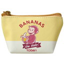 おさるのジョージ 三角ミニポーチ バナナ バッグに付けてもかわいいポーチ OG44026(BANANA)(4)