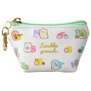 すみっコぐらし 三角ミニポーチ イニシャル バッグに付けてもかわいいポーチ SG33988(INITIAL) Sumikko Gurashi Triangular Mini Pouch(4)
