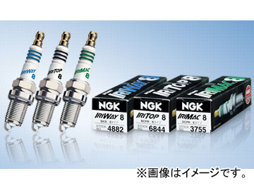 NGK イリシリーズ スパークプラグ 入数：1本 トヨタ アイシス ZNM10G,ZNM10W 1ZZ-FE 1800cc 2004年09月～2009年09月 Spark plug