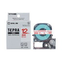 キングジム(Kingjim) テプラPRO テープカートリッジ 透明/赤文字 ST12R(37521) Tepra Tape Cartridge(2)