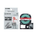 キングジム(Kingjim) テプラPRO テープカートリッジ 白/赤文字 強粘着ラベル SS9RW(28515) Tepra Tape Cartridge(2)