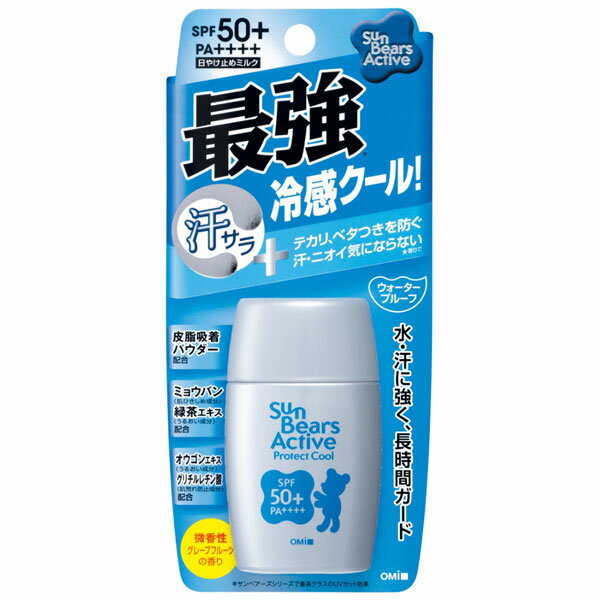 近江兄弟社 サンベアーズアクティブ プロテクトクール 微香性 グレープフルーツの香り 30g Sun Bears Active Protect Cool