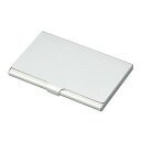 レイメイ藤井 アルミカードケース シルバー 25枚収納 CHA1056S(44635) aluminum card case