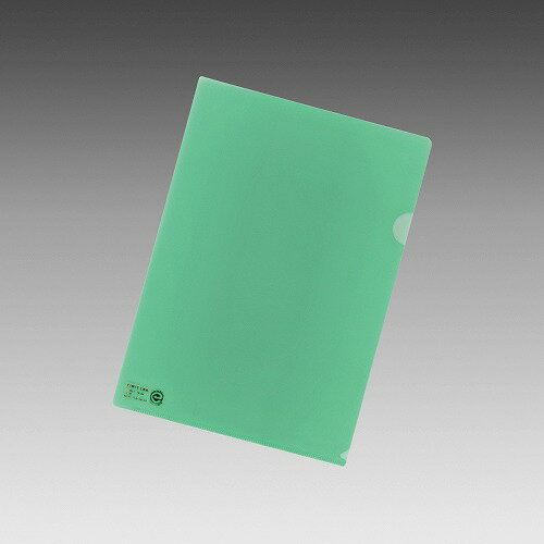 リヒトラブ(Lihit lab.) クリヤーホルダー クリア緑 A4 入数：1セット(5枚) F-78EC-19(41768) clear holder