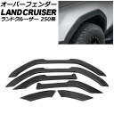 オーバーフェンダー トヨタ ランドクルーザー250 250系 2024年04月〜 ブラックカーボン ABS樹脂製 入数:1セット(6個) AP-XT2553-B...