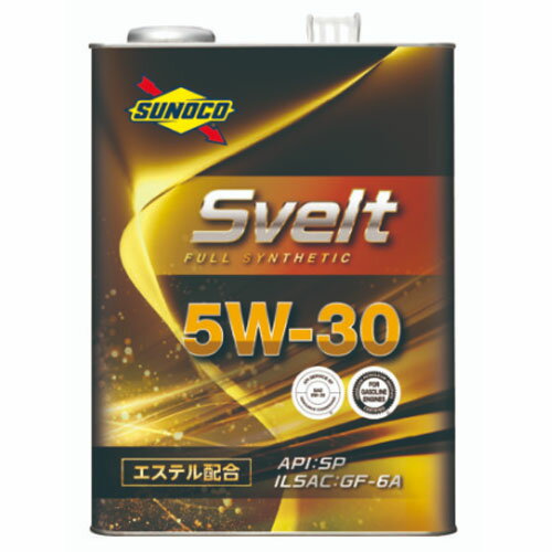 スノコ(SUNOCO) SVELT エンジンオイル 5W-30 1L SP/GF-6A FULL SYNTHETIC engine oil(2)
