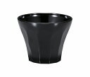 耐熱ABS 荒彫小町カップ 黒 2.8寸 6-178-2(0326520) Heat resistant roughly carved Komachi cup(3)