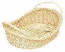 藤 舟型かご 小 耳付 16-636S(0351400) Fuji boat shaped basket(3)