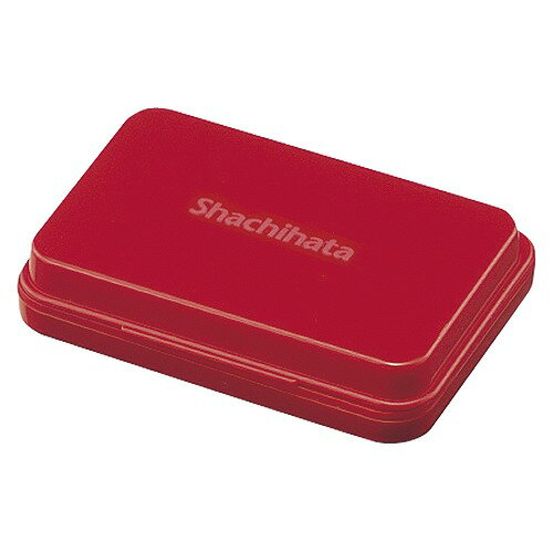 シヤチハタ スタンプ台 赤 小形 HGN-1-R(67924) stamp pad