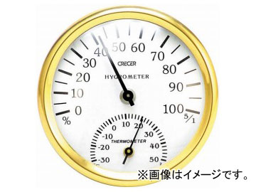 クレセル/CRECER 温度計 湿度計 CR-101W JAN：4955286803370 Termeter humidity meter