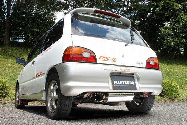 フジツボ(FUJITSUBO) POWER Getter マフラー スバル ヴィヴィオ E-KK4 EN07 MT車/CVT車共通 スーパーチャージャー 4WD専用 1992年03月〜1998年10月 左側出し 160-60113 muffler