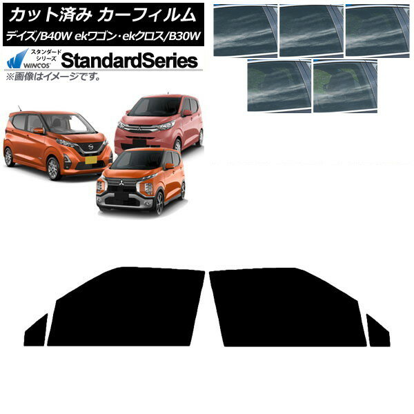 カーフィルム デイズ eKワゴン/クロス B40W/AA1 B33/36/34/35/37/38W フロントドアセット WINCOS スタンダード 選べる5フィルムカラー AP-WFGY0031-FD Car film