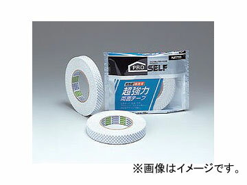 日東電工/NITTO 超強力両面テープ No.577 J1010 カラー：白 サイズ：20mm×10m 入数：10個 Super powerful double sided tape