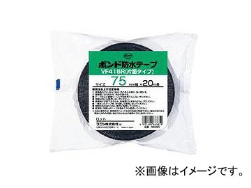 コニシ/KONISHI ボンド 建築用ブチルゴム系防水テープ VF415R-75 0.5mm厚×75mm幅×20m長 ＃66385 入数：12巻 JAN：4901490663859 Butyl rubber based waterproof tape for bond architecture