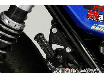 2輪 ケイファクトリー/K-FACTORY タンデムステップキット スーパーブラック カワサキ/KAWASAKI ZRX1200 ～2009年 Tandem step kit