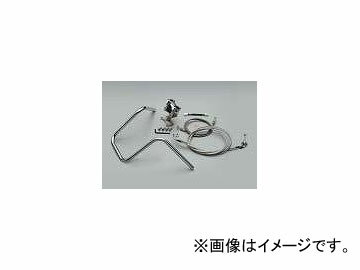 2輪 ハリケーン 300エイプハンガー3型ハンドルkit HBK585S-01 JAN：4936887004458 ブラックケーブル ホンダ フュージョンtypeX/XX/SE Ape hanger handle