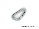 サンコー/SANKO タイタン/TITAN 安全環付きカラビナ スチール変形D型 SDD Carabiner with safety ring