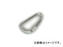 サンコー/SANKO タイタン/TITAN 安全環付きカラビナ ステンレススチールD型 SSD Carabiner with safety ring