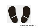 ユニット/UNIT 路面貼用ステッカー 足型 黒 品番：819-90 Road surface sticker Football black