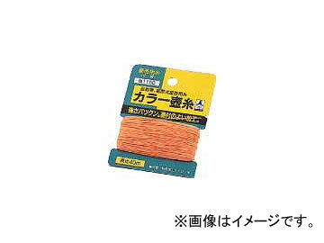 たくみ/TAKUMI カラー坪糸 カード巻 オレンジ 糸太さ：0.50mm No1160 JAN：4960587011607 Color Tsubo thread card roll