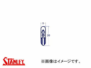 スタンレー/STANLEY ウェッジベース電球 12V 2W WB358 入数：10個