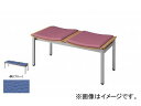 ナイキ/NAIKI ロビーシリーズ104 ロビーチェアー 2人掛 ブルー RC1042-BL 985×490×440mm